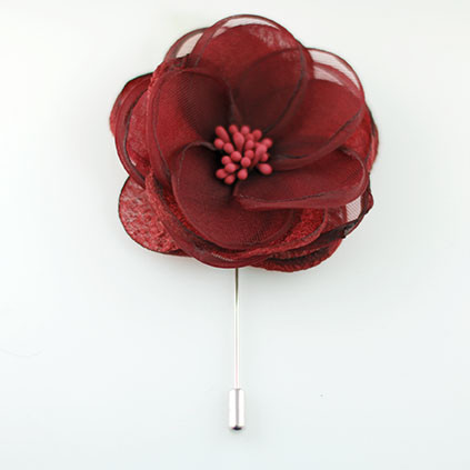 MP1201-Burgundy Lapel Pin