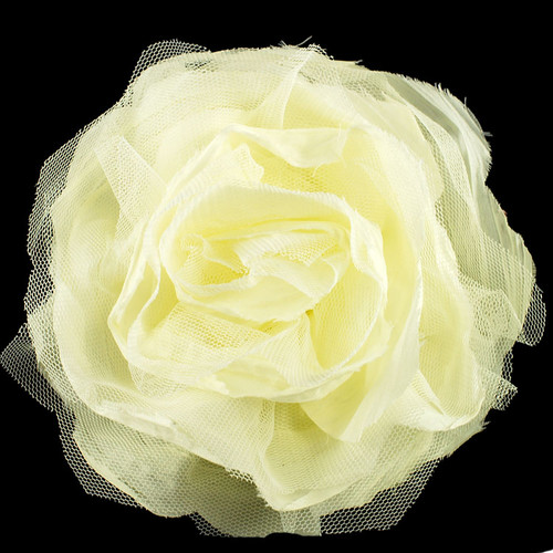 FR117208-Fabric Flower Pin