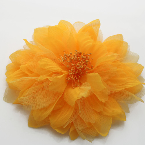 FR162027-Fabric Flower Pin