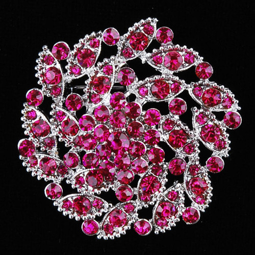 Rhinestone Brooches-BH9363RS
