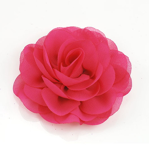 FR181012-Handmade Chiffon Flower