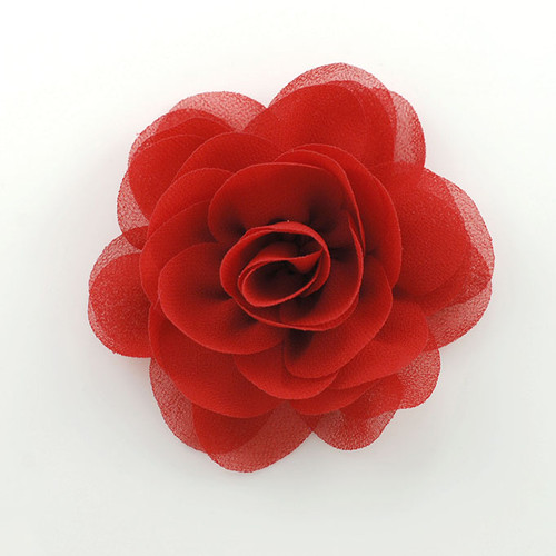 FR181012-Handmade Chiffon Flower