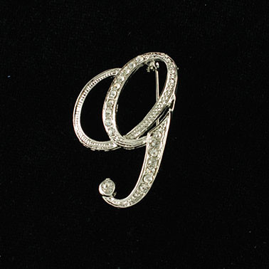 Initial Brooch-G