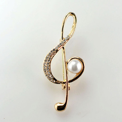 Music Note Brooch - BH9825