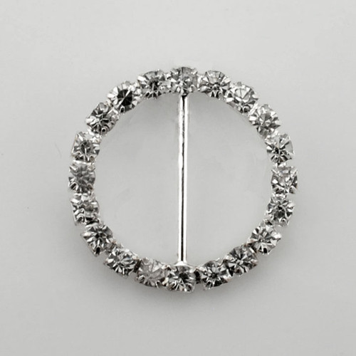 Round Crystal Buckle