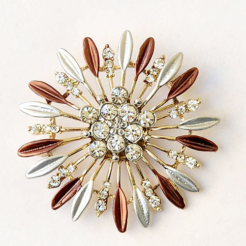Flower brooch-BH8310-RC