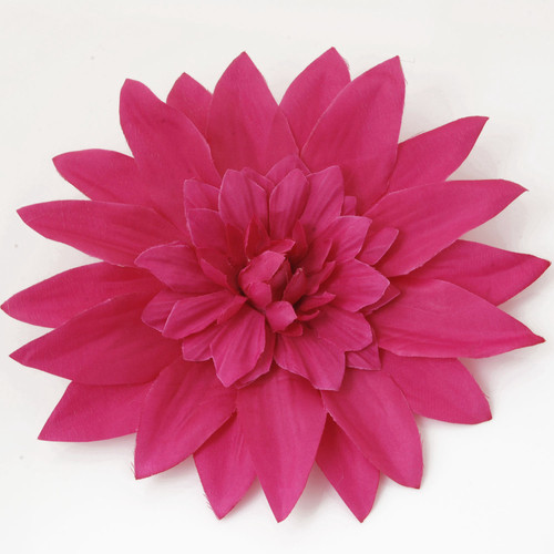 FR101123SP-Satin Fabric Fuchsia Flower Pin