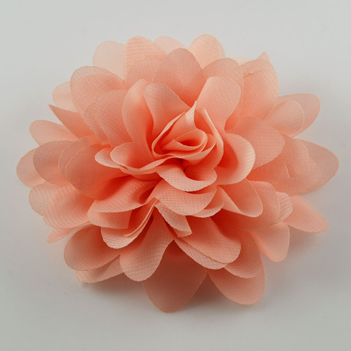 FR192078-Coral Color Fabric Flower