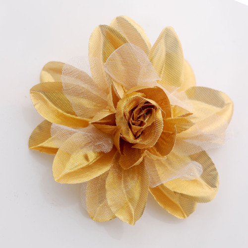 FR106301A-Gold Flower Pin