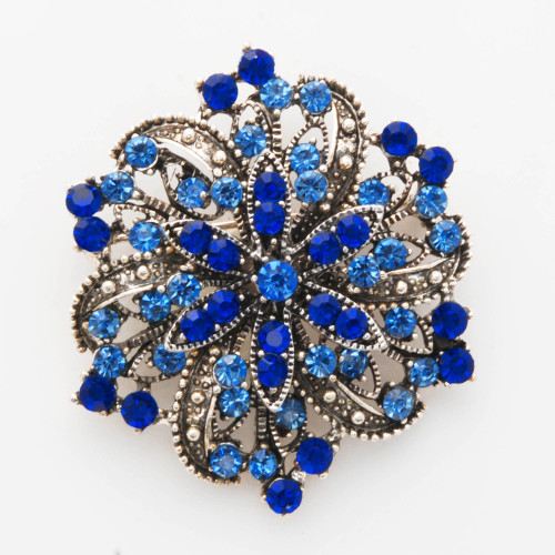 Navy Blue Brooch-BH9457-B
