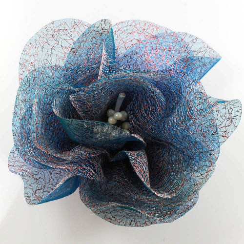 Fabric Flower Brooch
