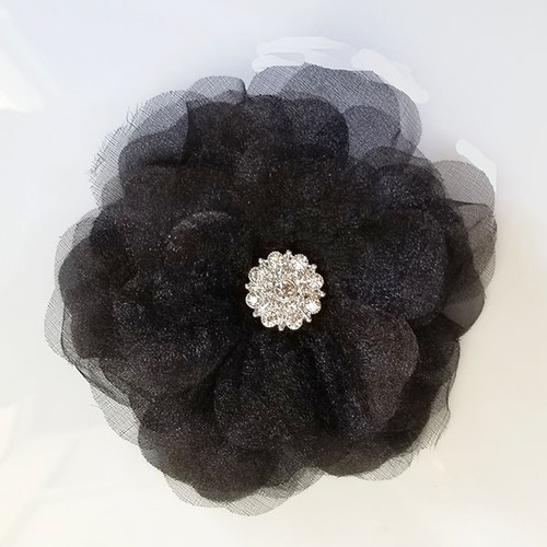 FR101473-Fabric Flower pin