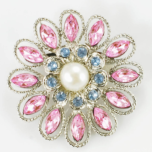 Floral brooches