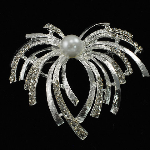 Rhinestone brooch