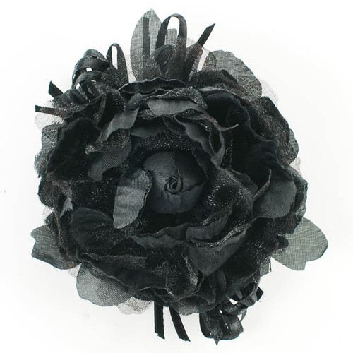 Artificial flower pin brooches