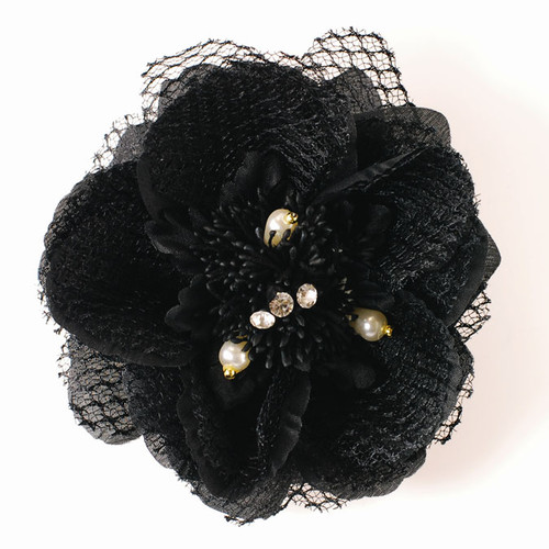 Fabric Flower Pin