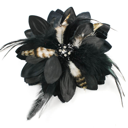Artificial flower pin brooches