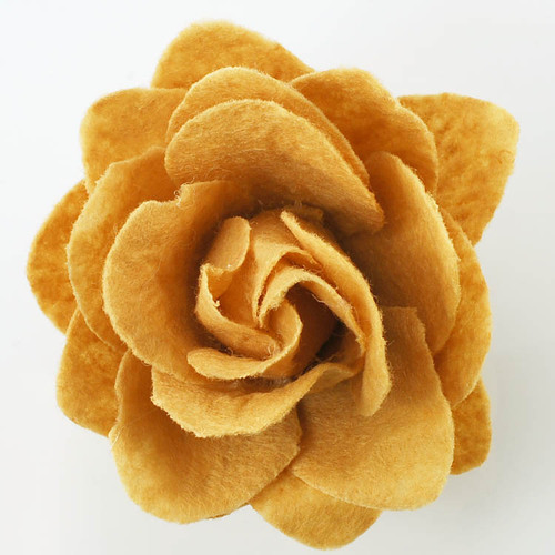 Fabric Flower brooch