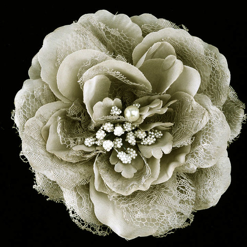 FR162029-Fabric Flower Pin