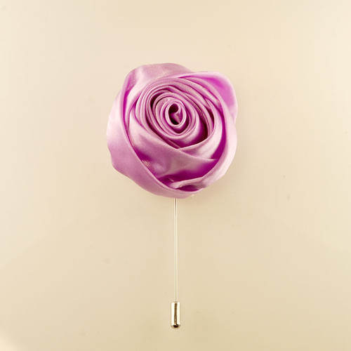 MP4004-Orchid Rosette Lapel Pin