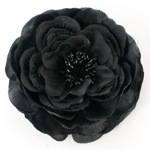Fabric Flower Brooch