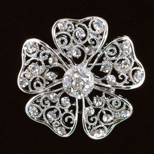 Flower brooches