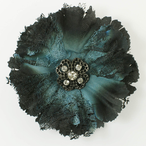 Fabric Flower Pin