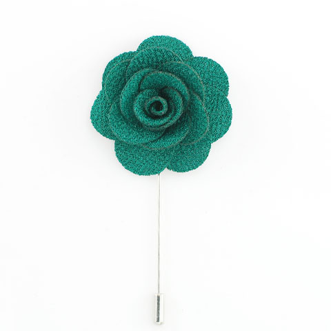 MP6334-Green Flower Lapel Pin