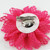FR192040-Fuchsia Lace Flower Pin