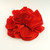 FR193064-Red color Chiffon Fabric Flower
