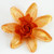 FR106305- Lt Orange Flower Pin For Dresses