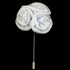 MP5606-White Floral Lapel Pin