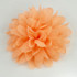 FR192058-Light Orange Chiffon Flower