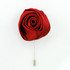 MP4011-Burgundy Rosette Lapel Pin