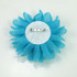 FR192066-Aqua Blue Fabric Flower Pin