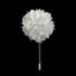 MP-1023 Stylish Lapel Pin in white Color