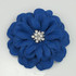 FR191105-Blue Satin Flower Pin