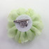FR192083-Light Green Organza Lace Flower