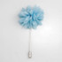 MP2136-Aqua Blue Petal  Lapel Pin