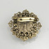 Antique Brooch with Beads - Clear