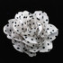 White Polka Dot Flower for Dress