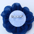 FR181012-Royal Blue Chiffon Flower