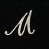 Initial Brooch-M