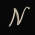 Initial Brooch-N