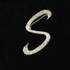 Initial Brooch-S