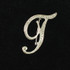 Initial Brooch-T