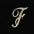 Initial Brooch-F