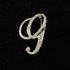 Initial Brooch-G