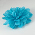FR10042B-Aqua Blue Fabric Flower Pin