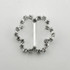 Scalloped Edge Crystal Buckle